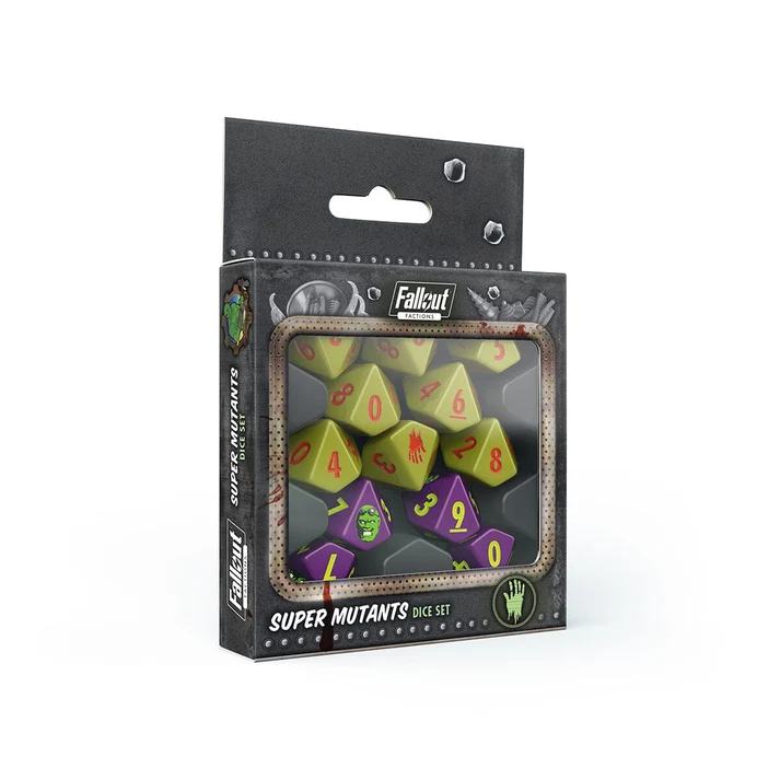 FALLOUT FACTIONS SUPER MUTANTS DICE SET Frikytopia