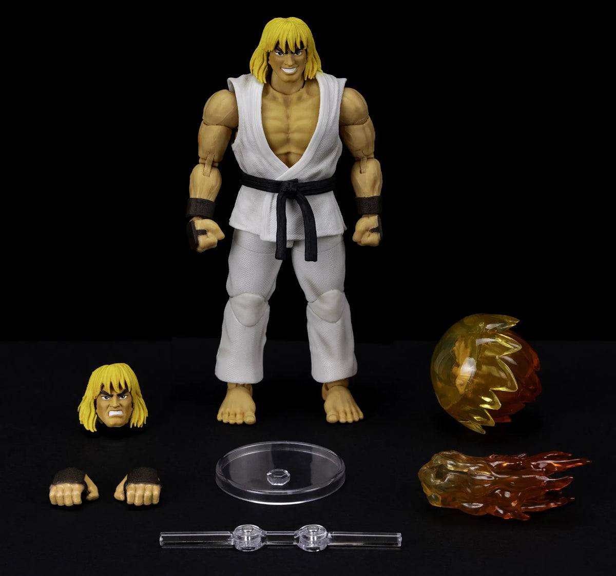 STREET FIGHTER 2 KEN PLAYER 2 WHITE VERSION 1/12 ACTION Figura