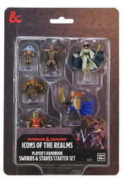 DUNGEONS & DRAGONS ICONS OF THE REALMS PLAYER HANDBOOK SWORDS & STAVES STARTER SET