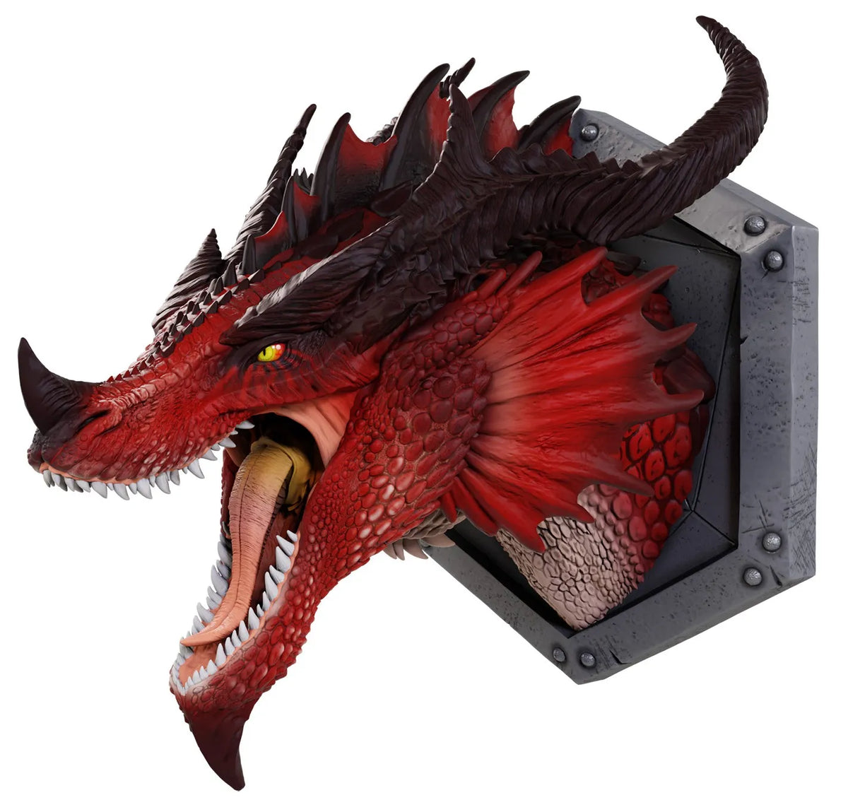 DUNGEONS & DRAGONS REPLICAS OF THE REALMS RED DRAGON 12 INCHES TROPHY PLAQUE