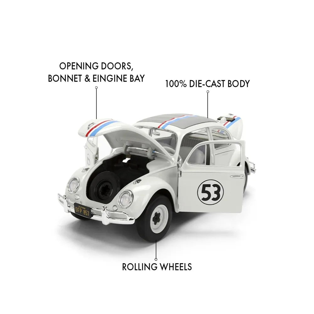 HARBIE THE LOVE BUG VOLKSWAGEN BEETLE 1/24 DIE-CAST MODEL