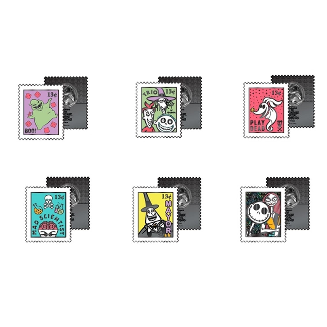 Caja sorpresa pin sello loungefly funko disney pesadillas antes de navidad Frikytopia