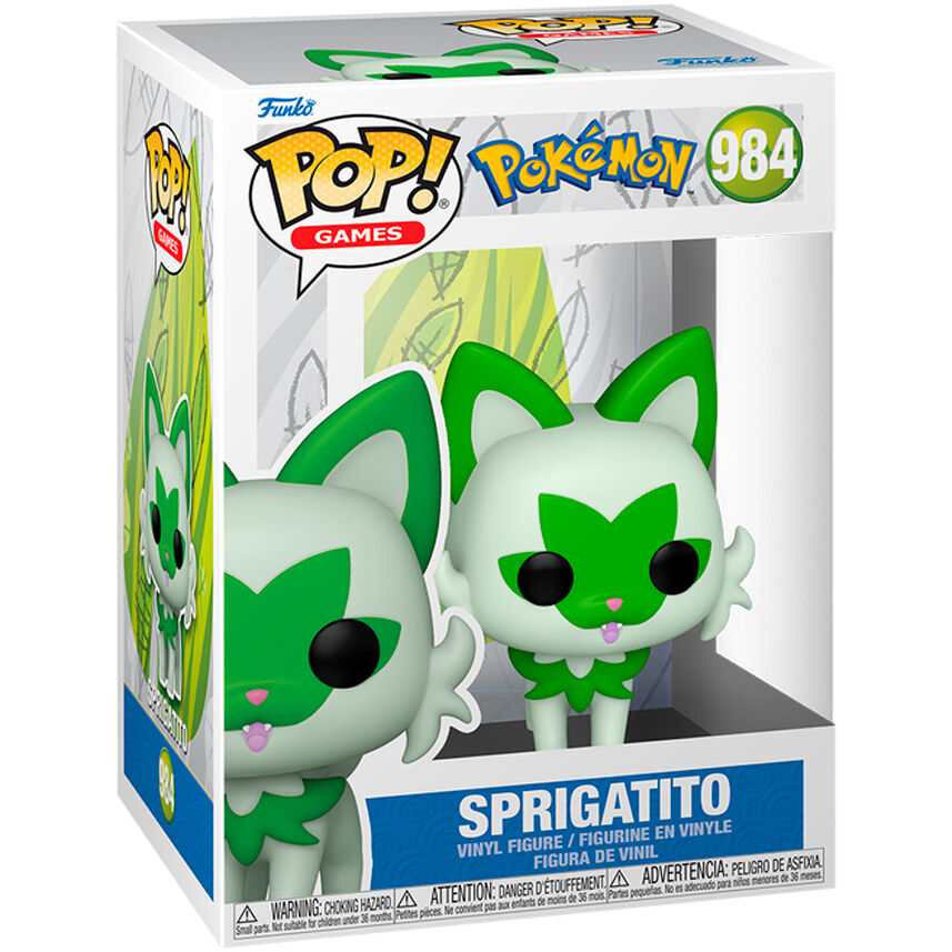 Funko pop games pokemon sprigatito