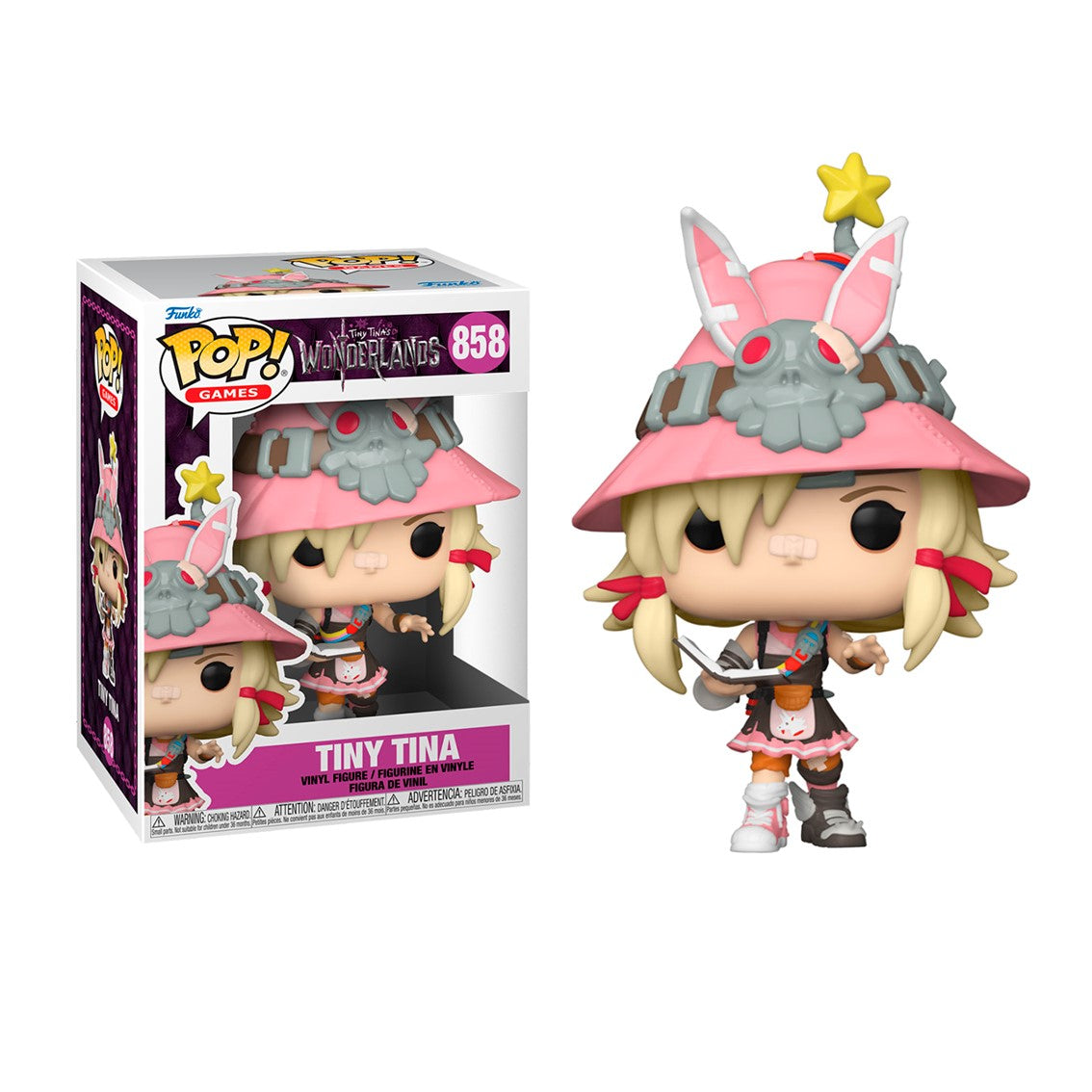 Funko pop videojuegos tiny tina wonderlands tiny tina