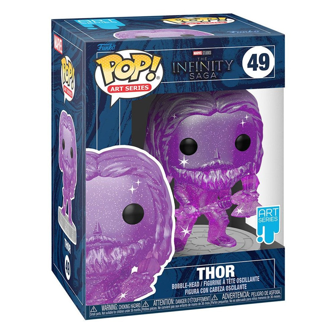 Funko pop marvel infinity saga thor gema del poder