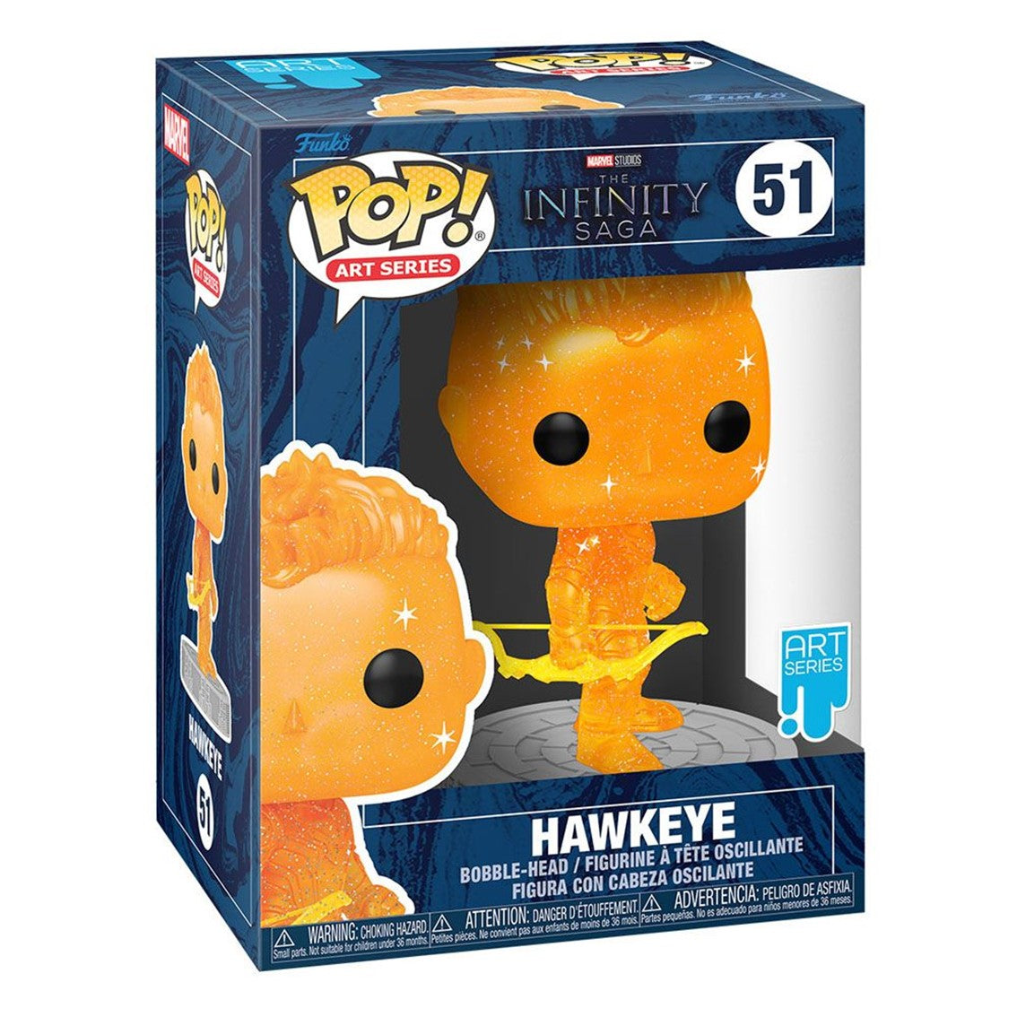 Funko pop marvel infinity saga ojo de halcon gema del alma