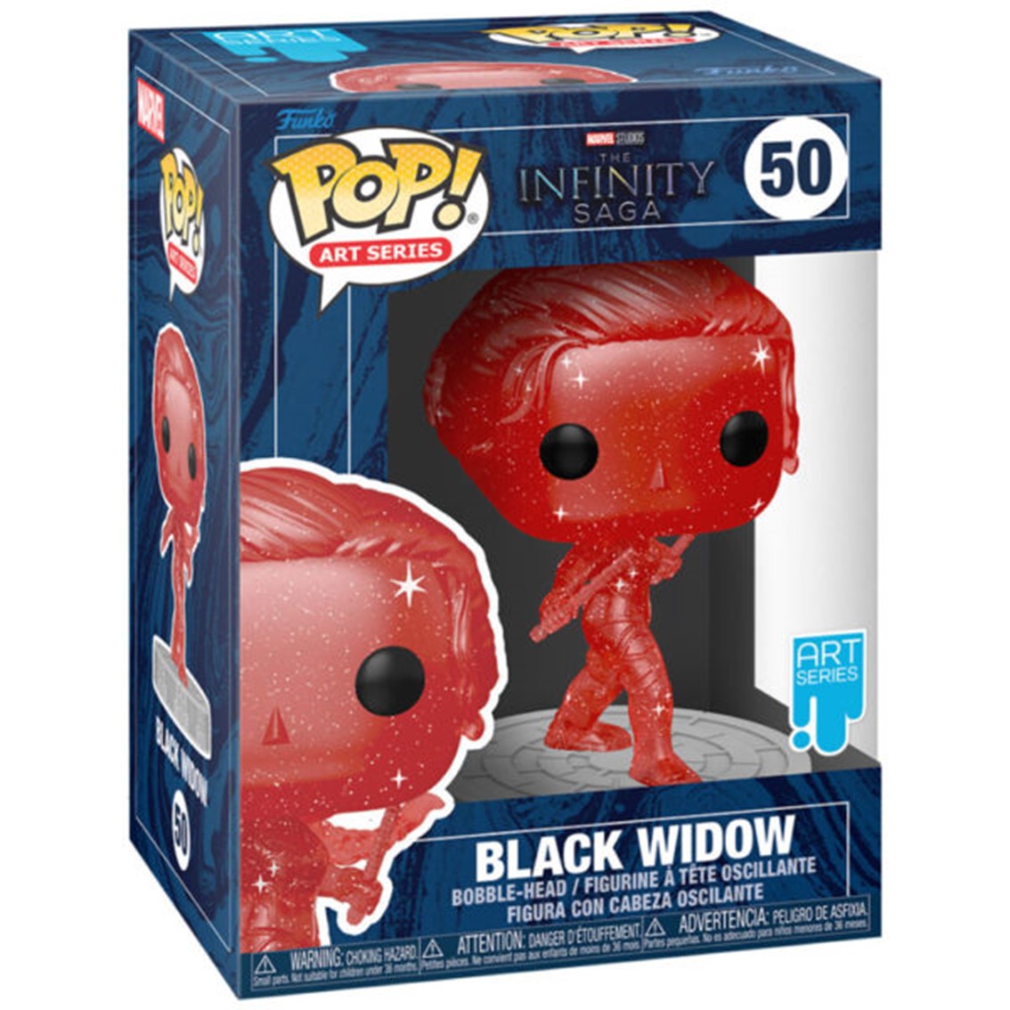 Funko pop marvel infinity saga viuda negra gema de la realidad