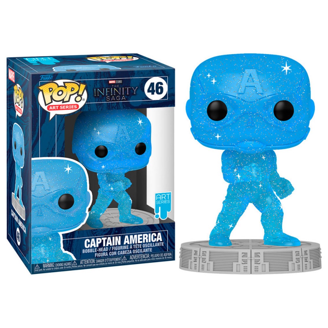 Funko pop marvel infinity saga capitan america gema del espacio Frikytopia