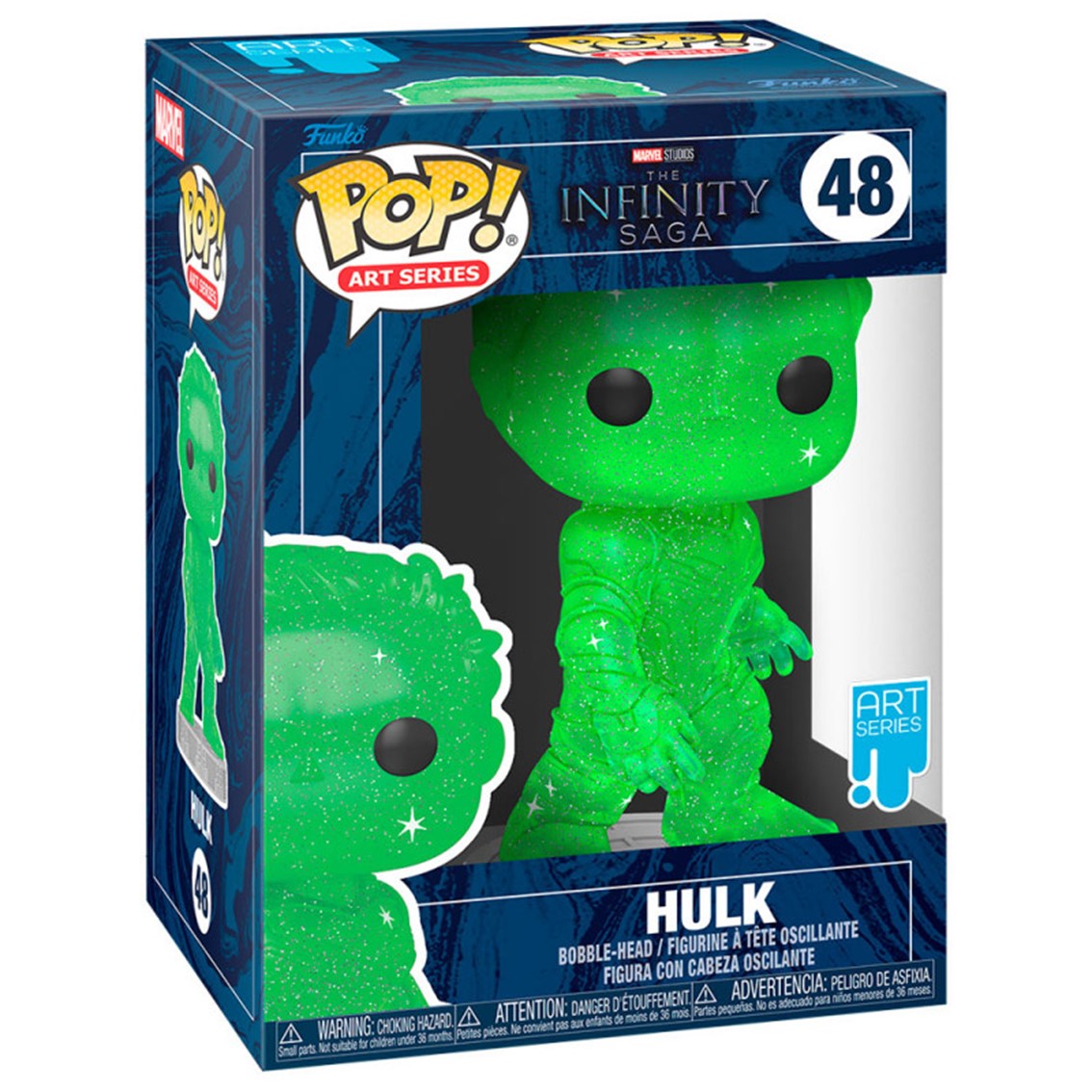 Funko pop marvel infinity saga hulk gema del tiempo