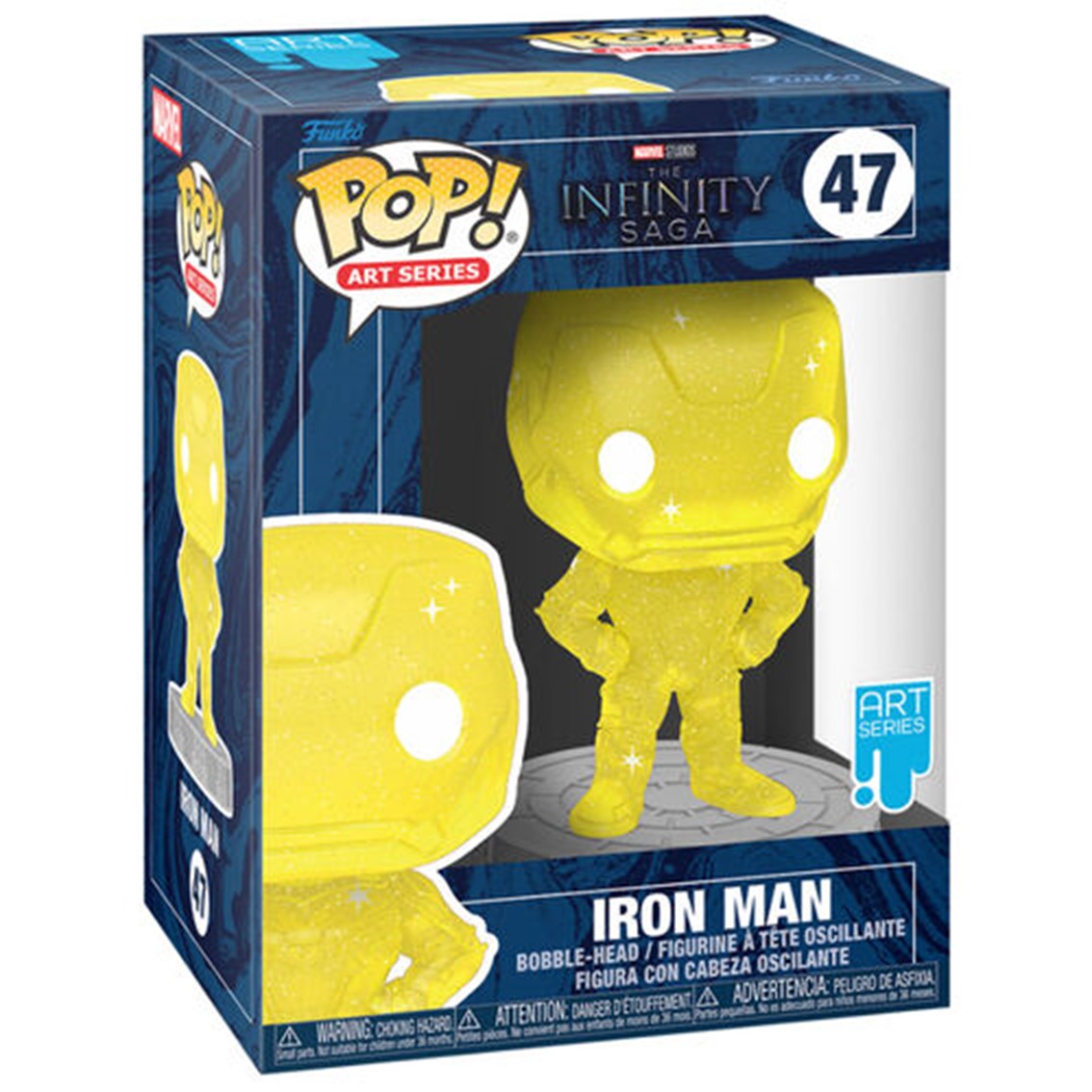 Funko pop marvel infinity saga iron man gema de la mente