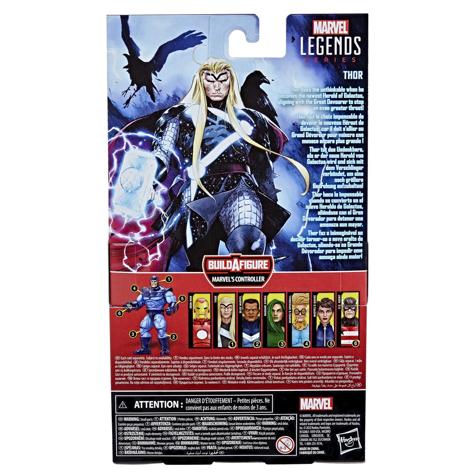 Figura hasbro marvel legends thor 15cm