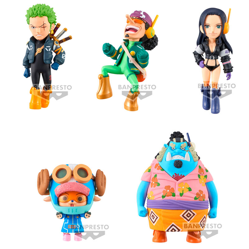 Figura banpresto one piece world collectable egg head 2 1 de 7cm unidad aleatoria Frikytopia