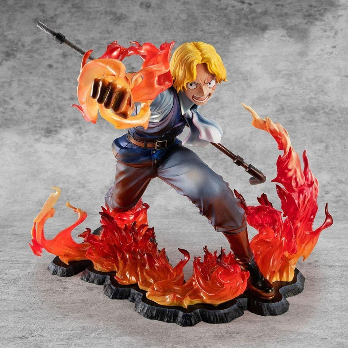 Figura megahouse one piece sabo fire fist inheritance pop edicion limitada