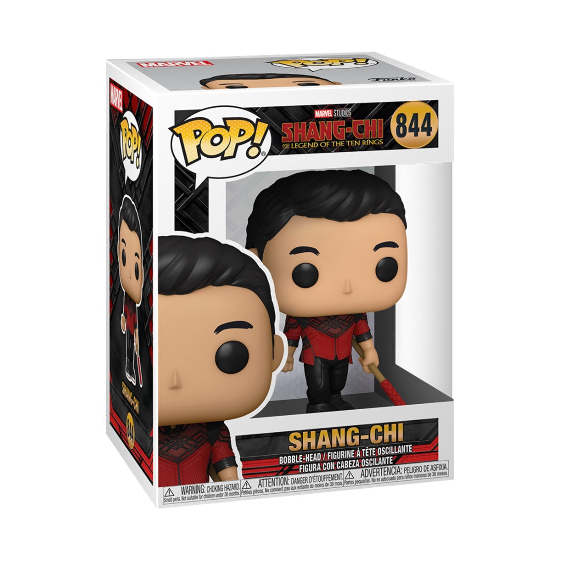Funko pop marvel shang chi con bate y puno