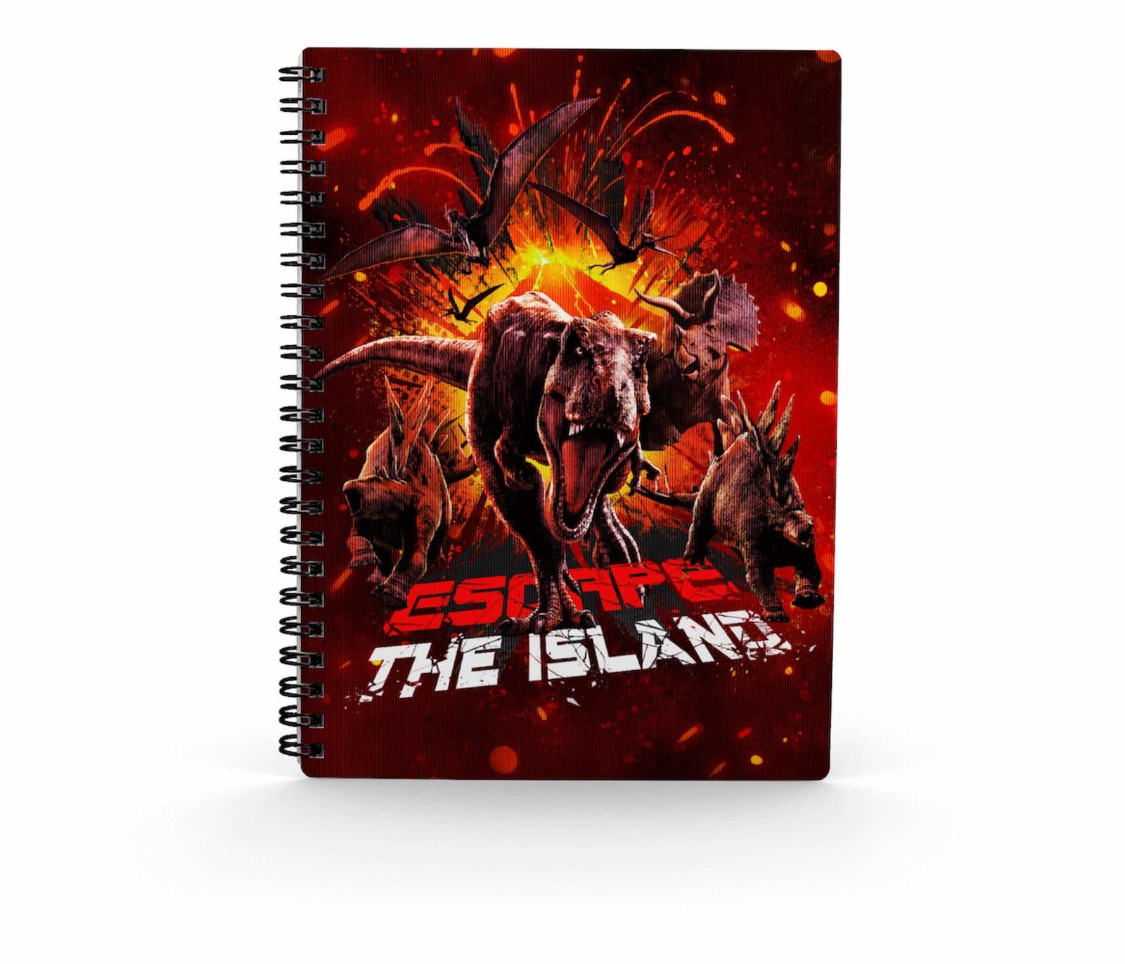 Libreta sd toys efecto 3d escape jurassic world Frikytopia