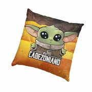 Cojin cuadrado sd toys star wars el mandaloriano cabezoniano baby yoda