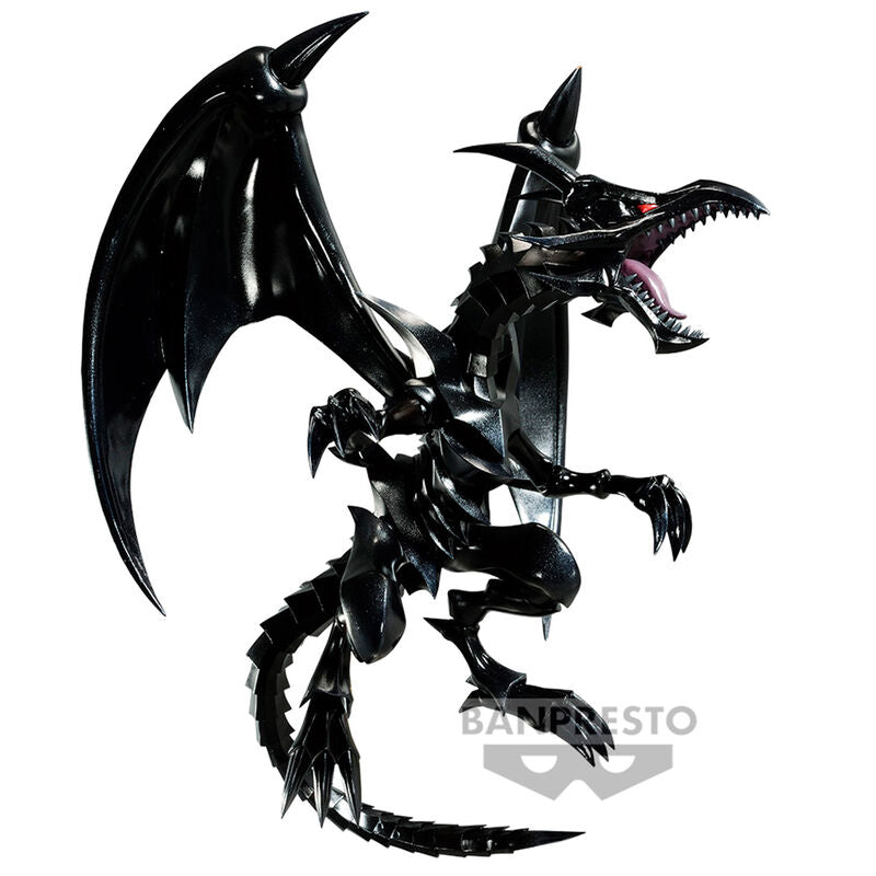 Figura banpresto yu gi oh duel monsters dragon negro de ojos rojos