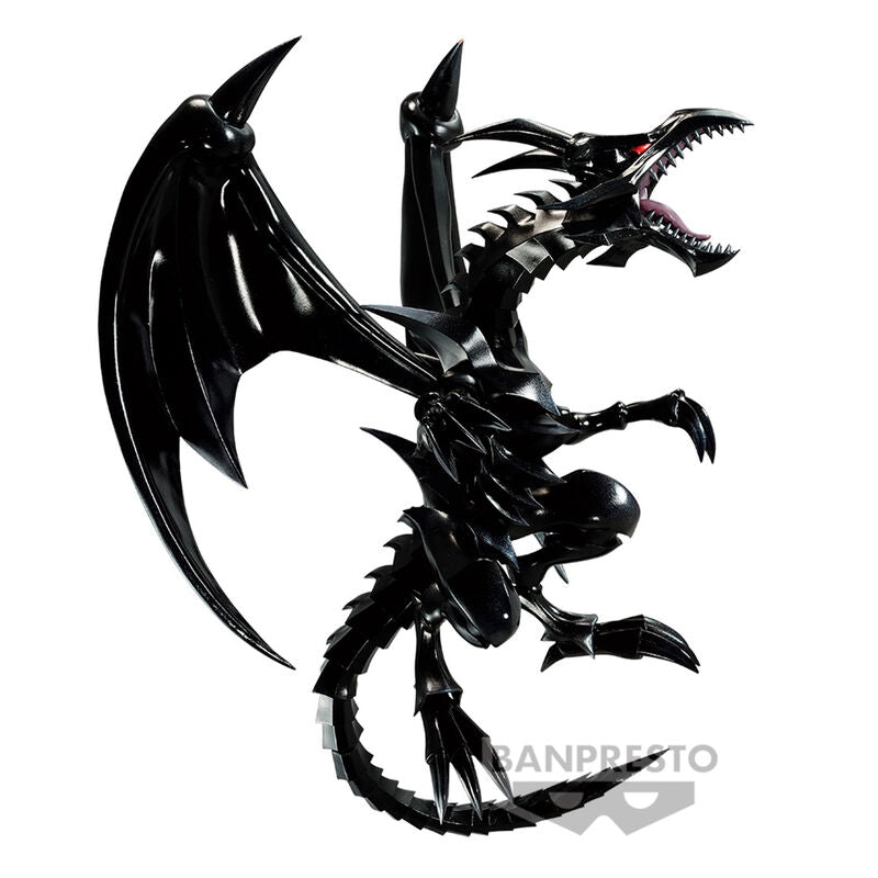 Figura banpresto yu gi oh duel monsters dragon negro de ojos rojos