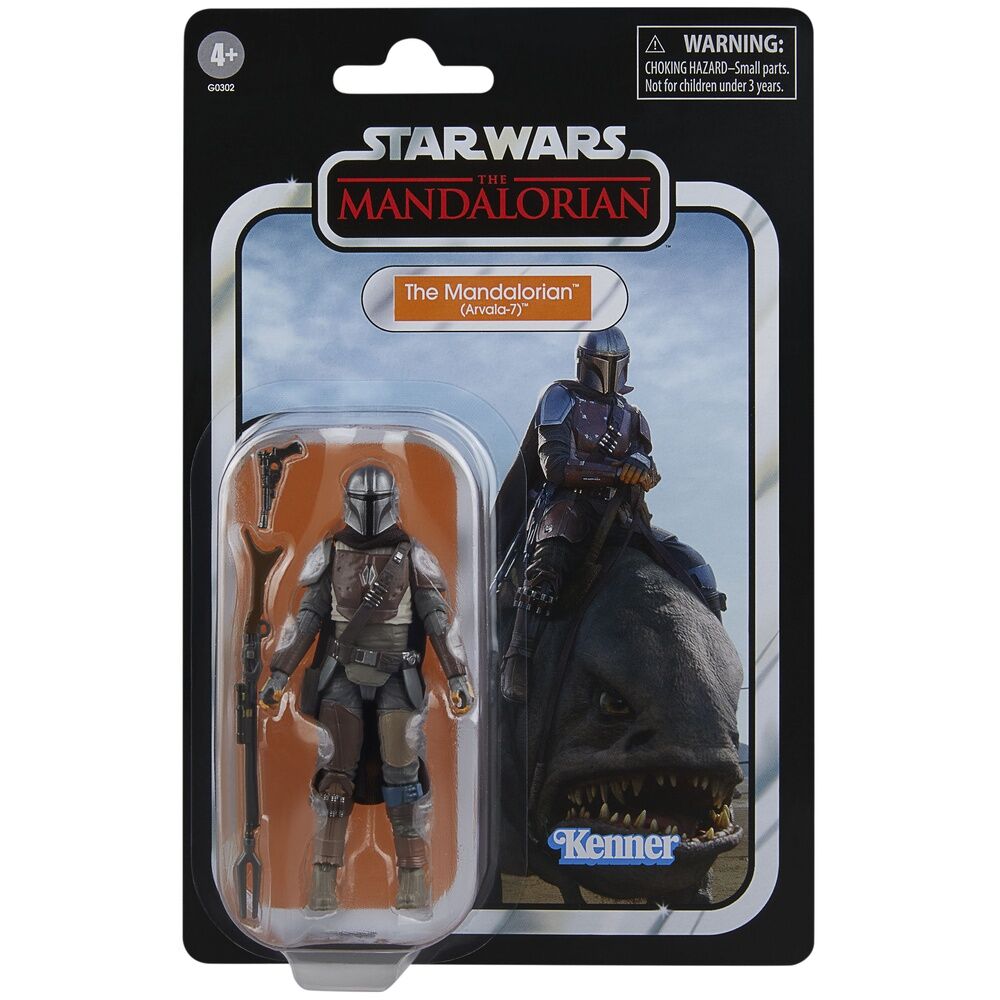Set 2 figuras Blurrg y Mandalorian Star Wars The Mandalorian 9.5cm