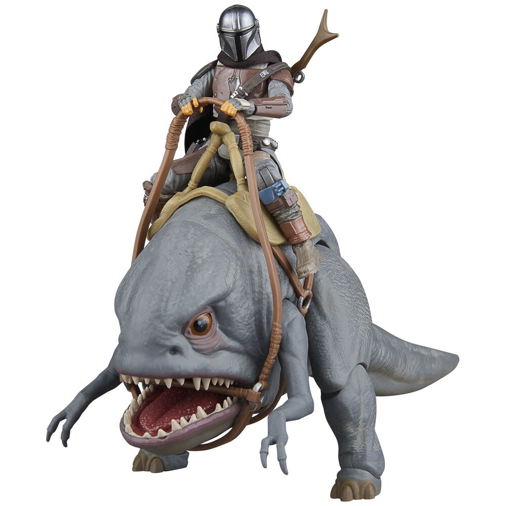 Set 2 figuras Blurrg y Mandalorian Star Wars The Mandalorian 9.5cm