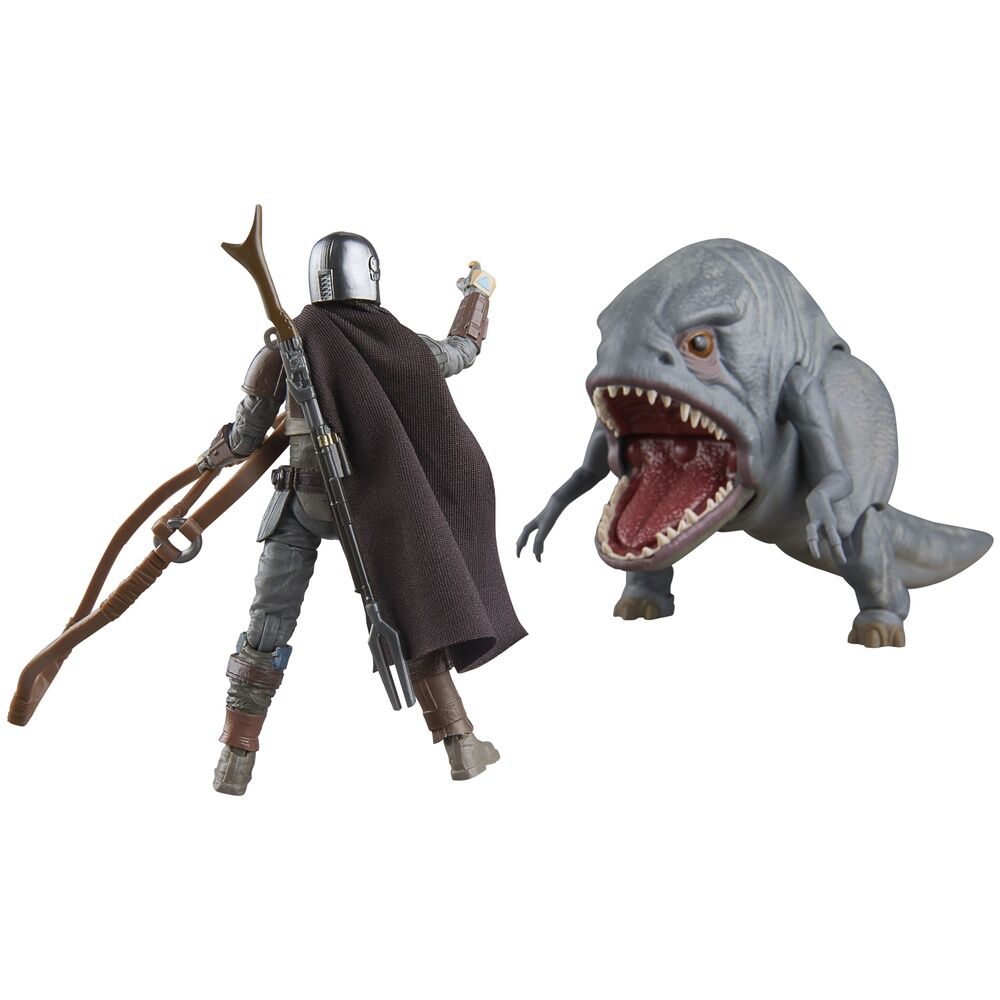 Set 2 figuras Blurrg y Mandalorian Star Wars The Mandalorian 9.5cm