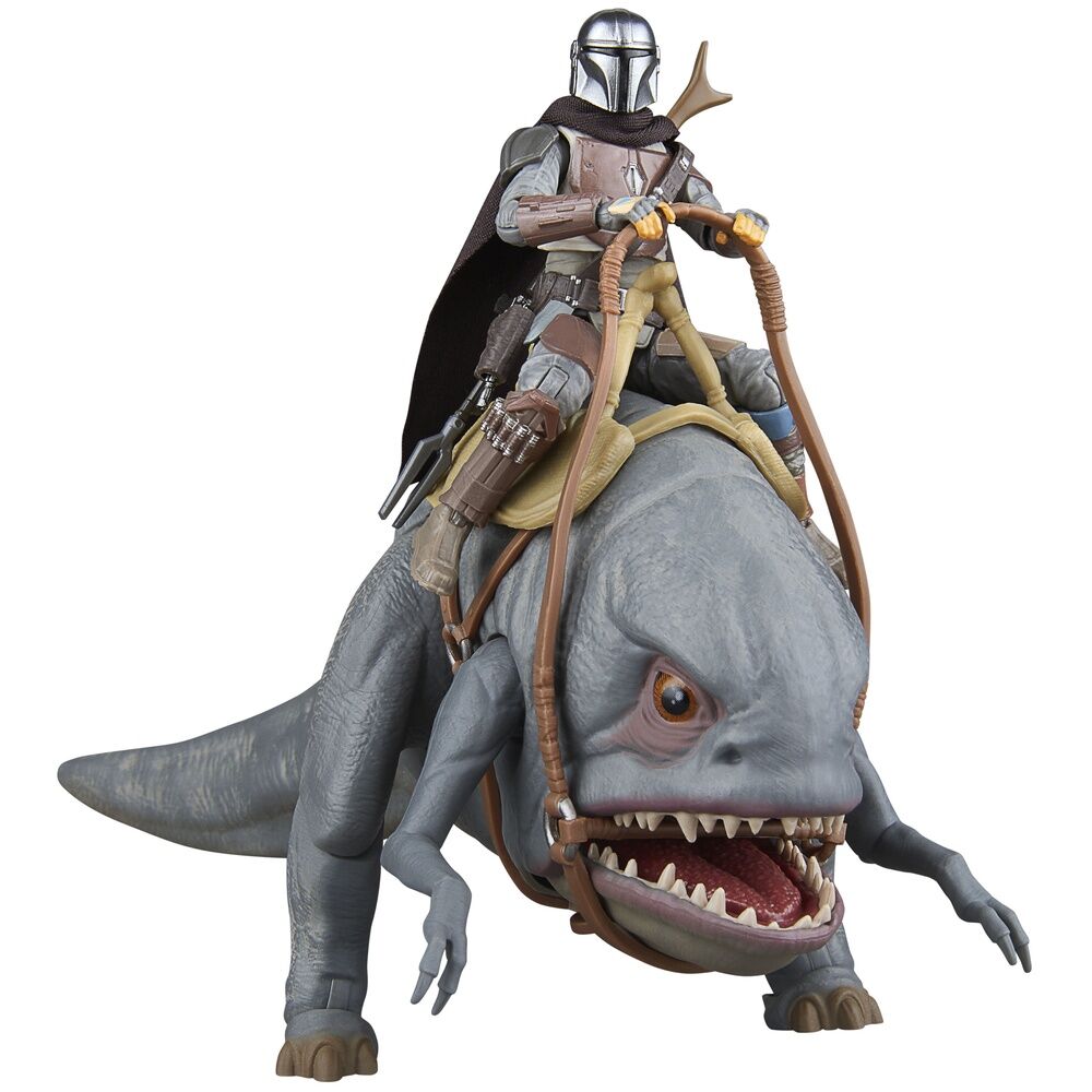 Set 2 figuras Blurrg y Mandalorian Star Wars The Mandalorian 9.5cm