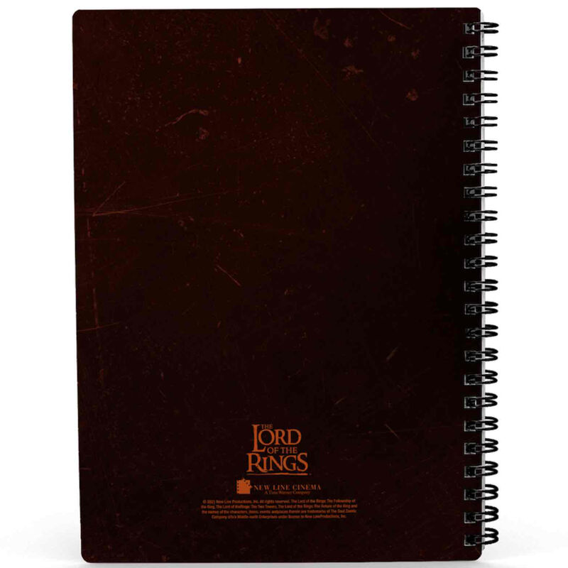 Libreta efecto 3d sd toys el senor de los anillos ejercito de mordor