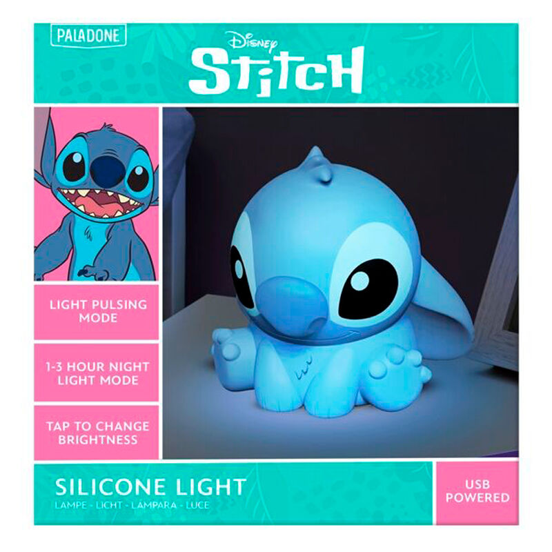 Lampara de silicona 3d paladone disney stitch