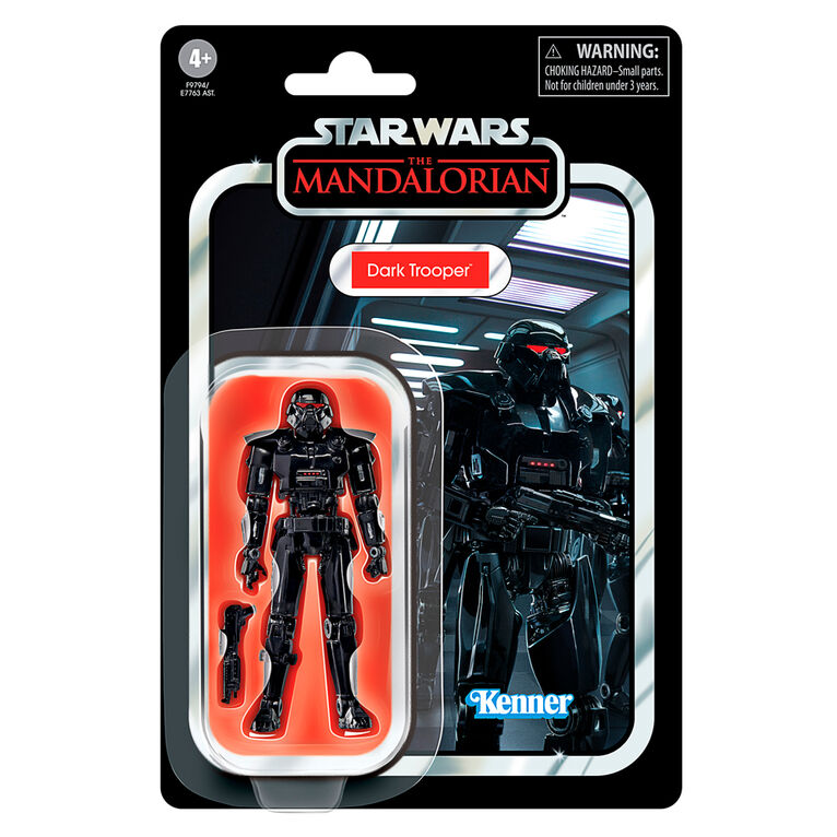 Figura hasbro star wars mandalorian vintage collection dark trooper