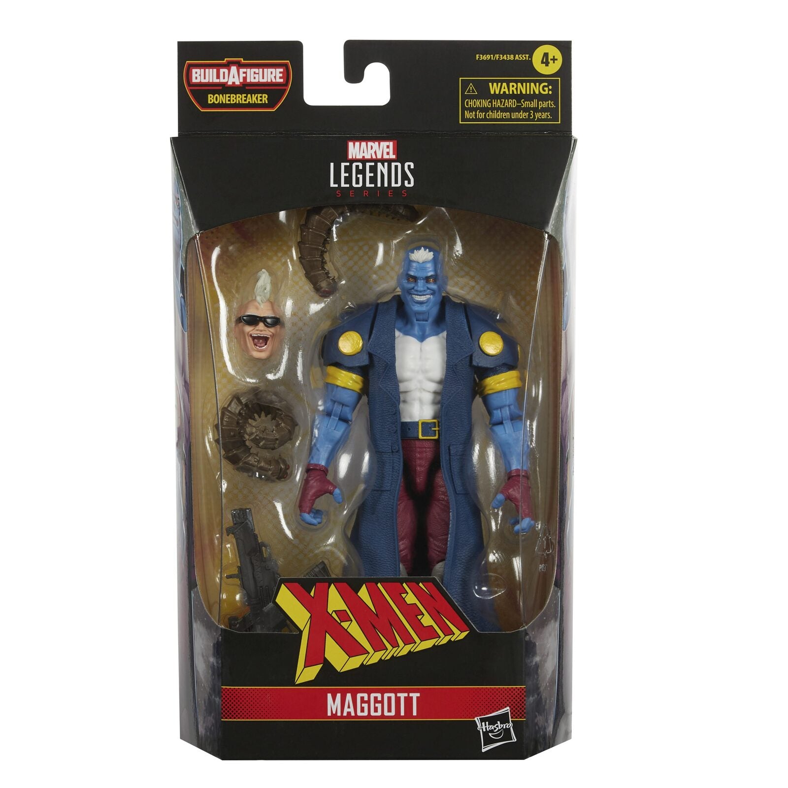 Figura hasbro x-men maggot marvel legends