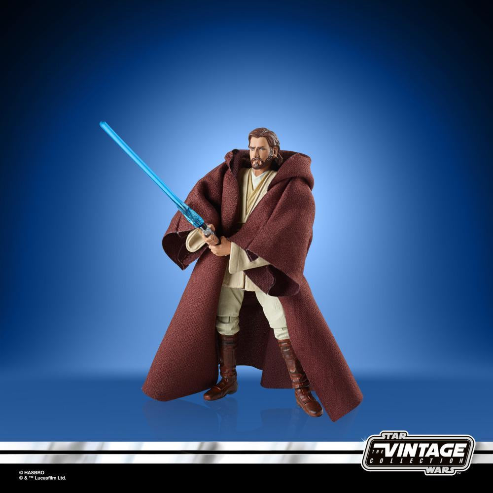 Figura hasbro obi wan kenobi sw el ataque de los clones star wars vintage