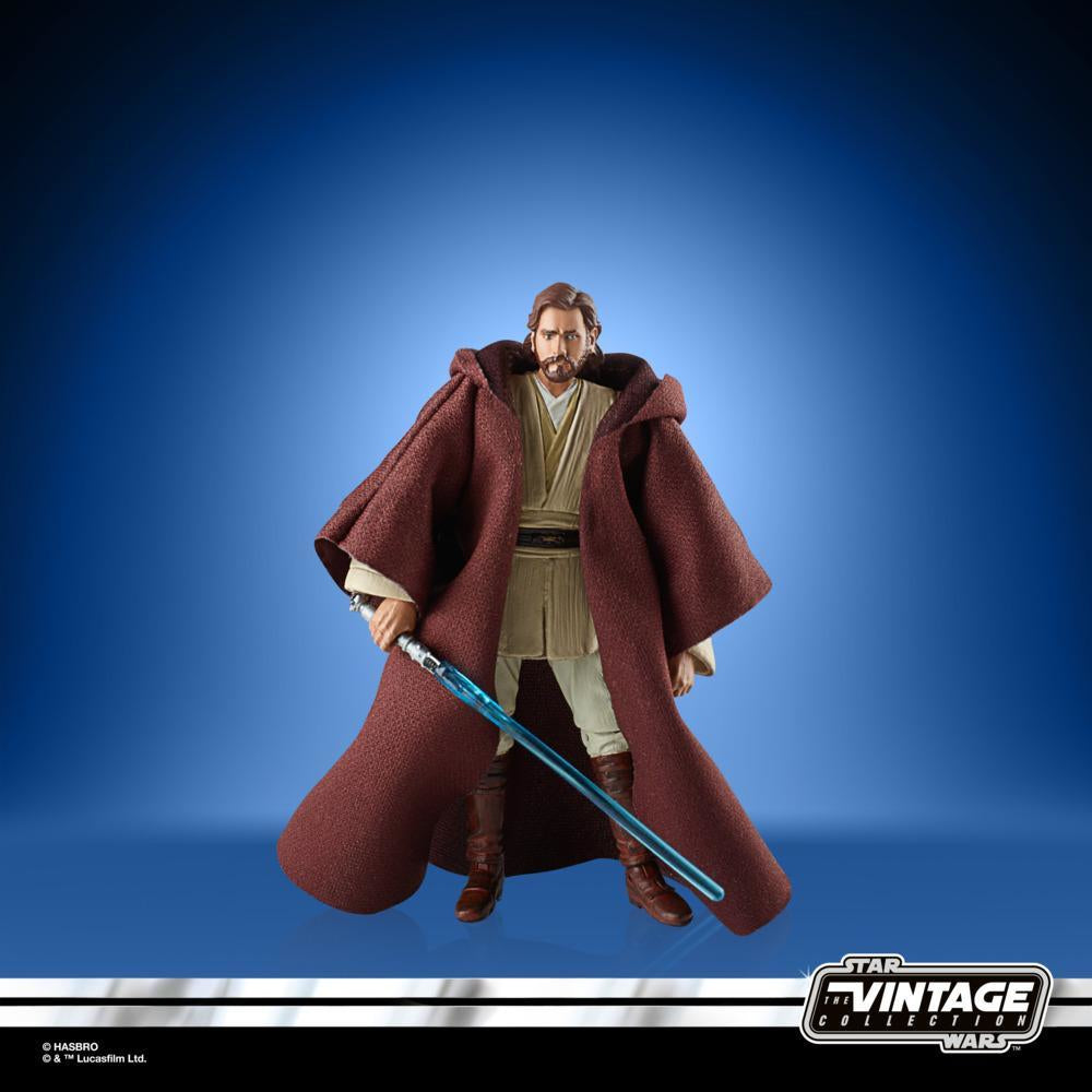 Figura hasbro obi wan kenobi sw el ataque de los clones star wars vintage
