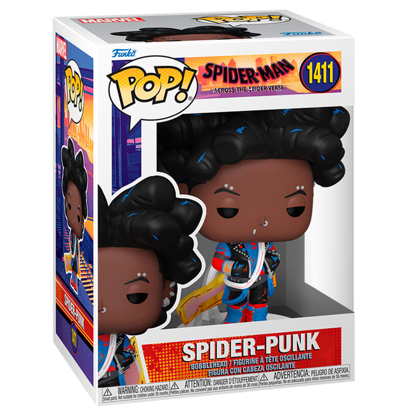 Funko pop spiderman across spider verse spider punk Frikytopia