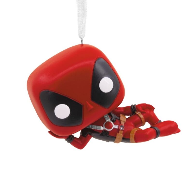 Adorno de navidad funko marvel deadpool figura de resina Frikytopia