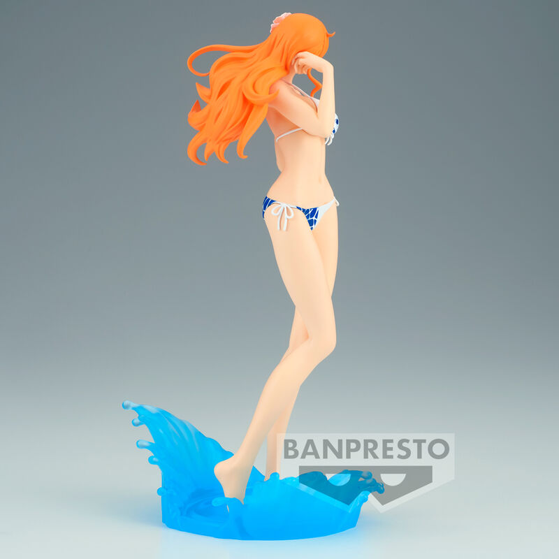 Figura banpresto one piece glitter glamours nami splash style 23cm