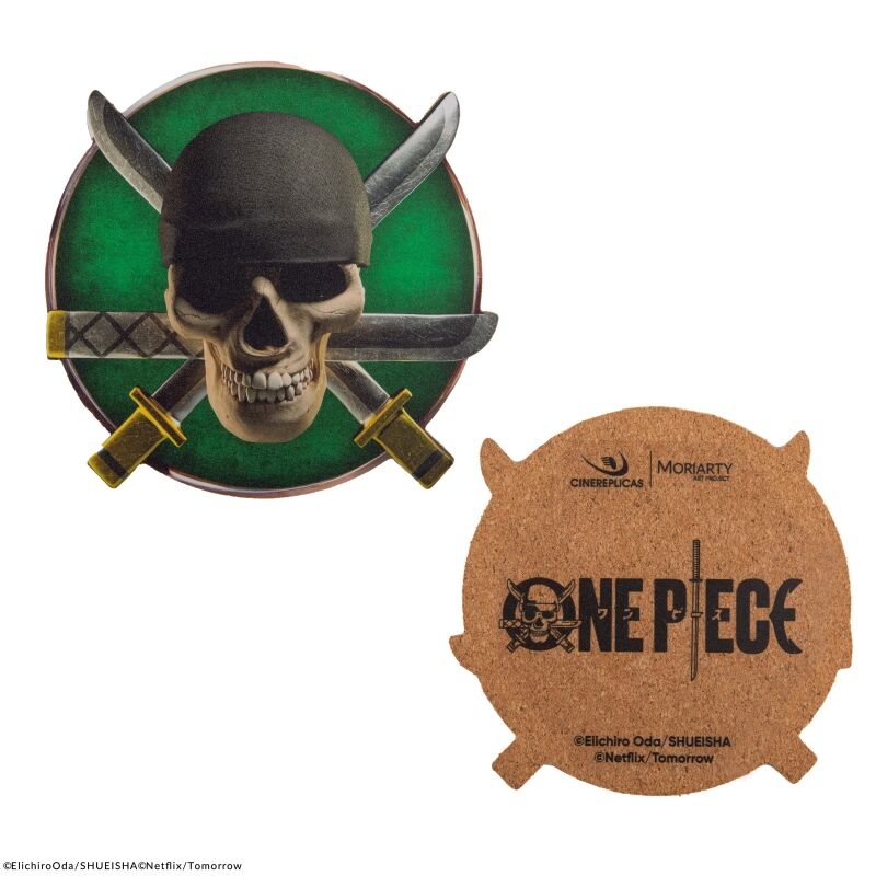 Set 4 posavasos cinereplicas one piece 2
