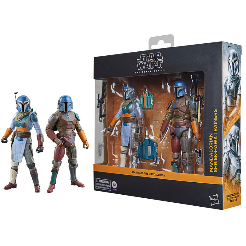 Star Wars Mandalorian Black Series Pack 2 Figuras Mandalorian y Paz Vizla