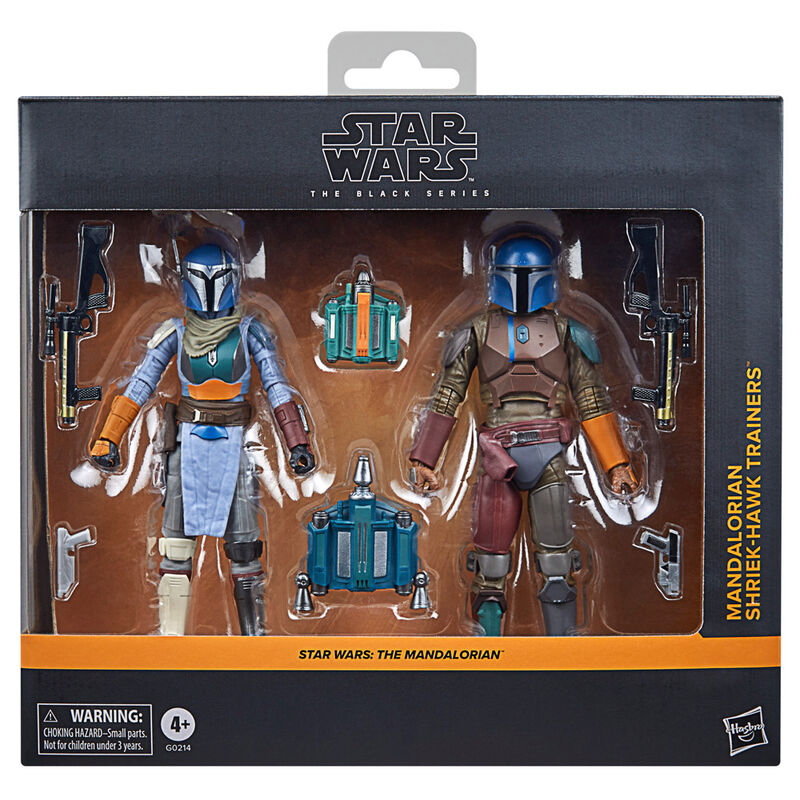 Star Wars Mandalorian Black Series Pack 2 Figuras Mandalorian y Paz Vizla Frikytopia