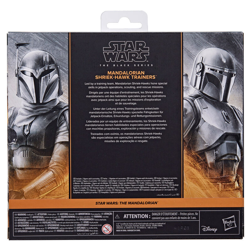 Star Wars Mandalorian Black Series Pack 2 Figuras Mandalorian y Paz Vizla