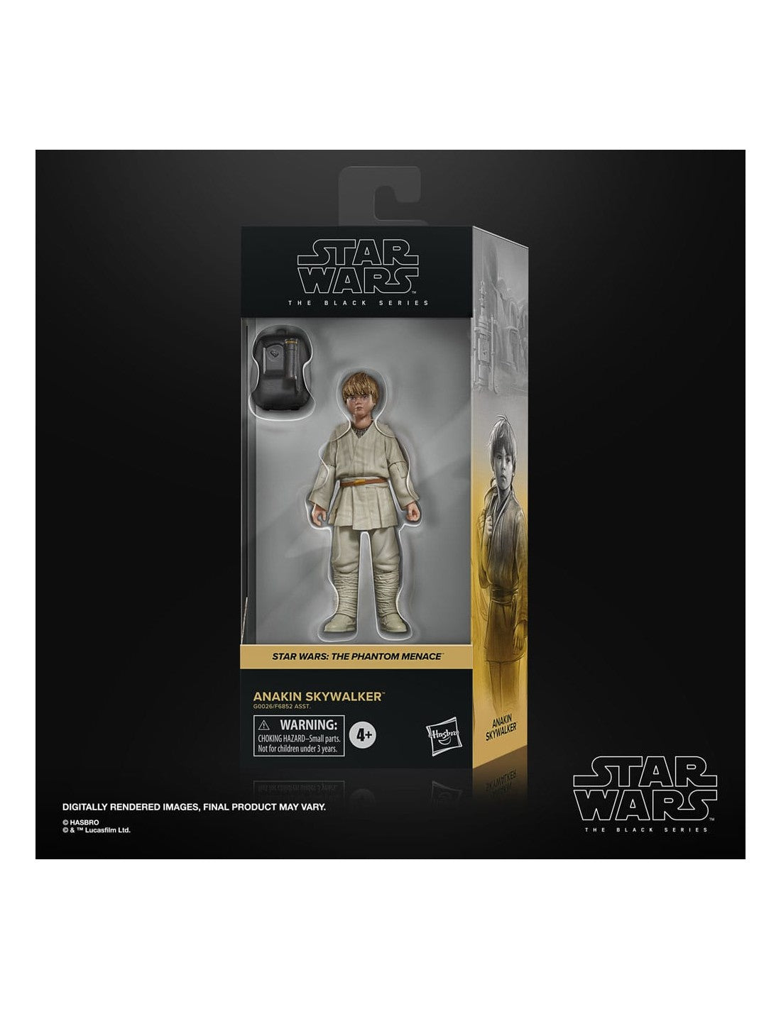 Figura hasbro star wars black series phantom menace anakin skywalker