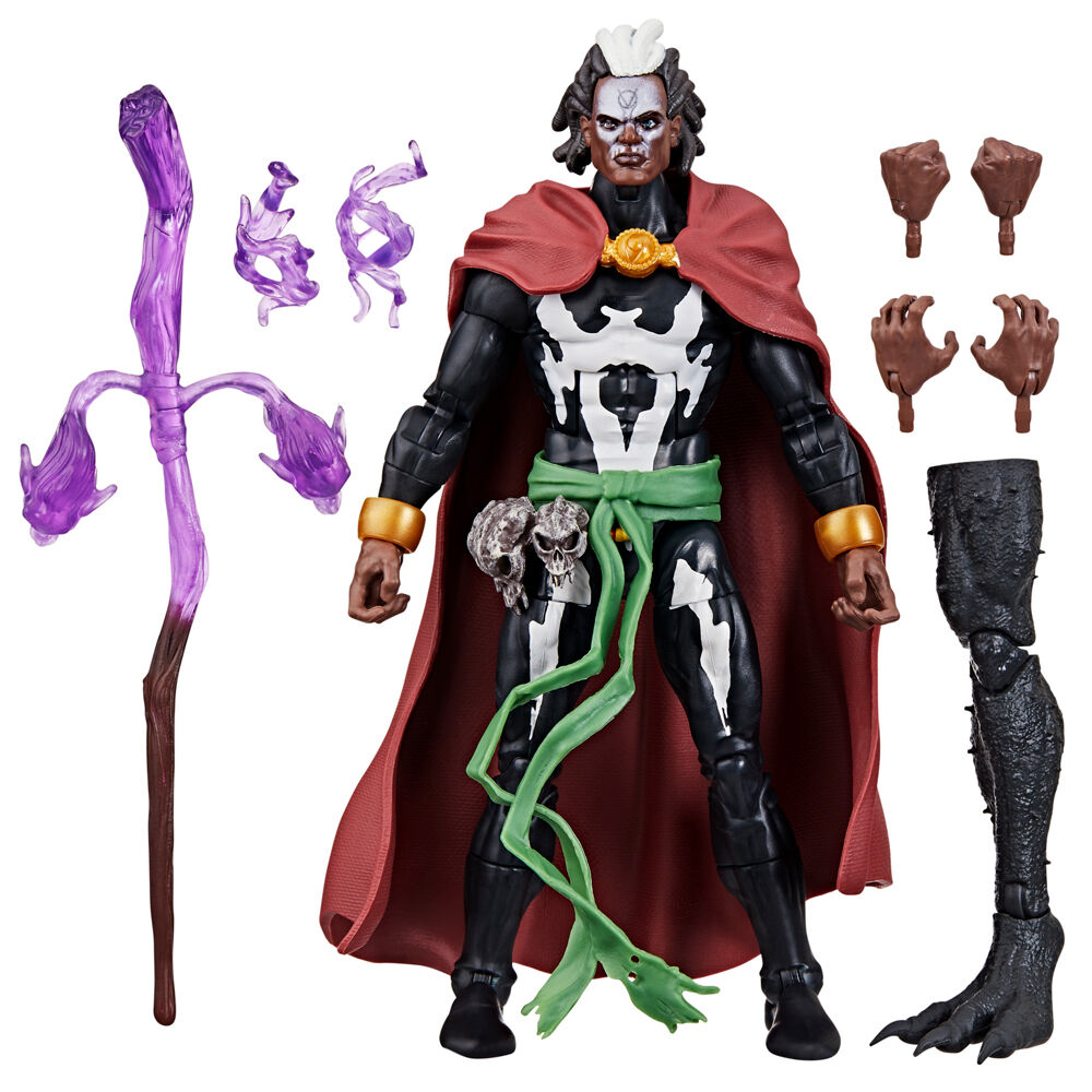 Figura hasbro marvel legends strange tales brother voodoo baf blackheart