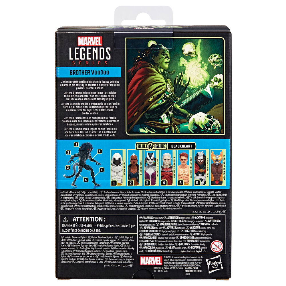 Figura hasbro marvel legends strange tales brother voodoo baf blackheart