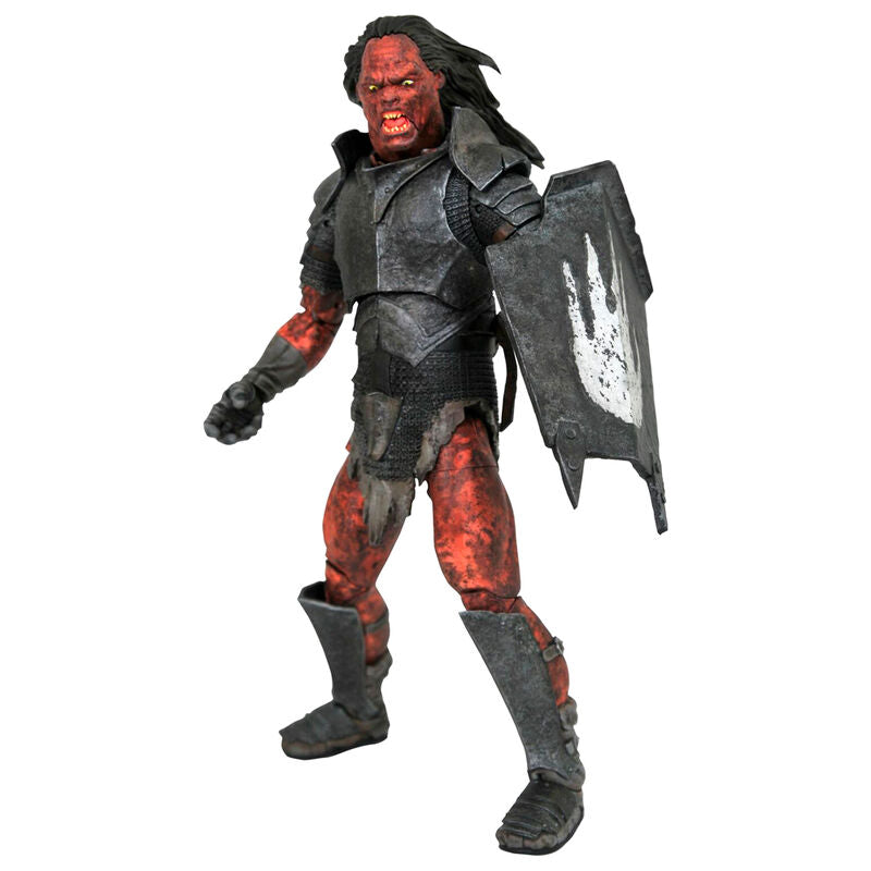 Figura Uruk-hai Orc El Senor de los Anillos 18cm diamond select
