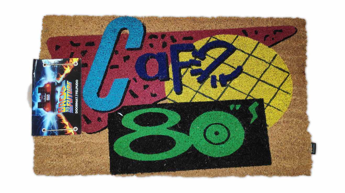 Felpudo Cafe 80S Regreso al Futuro