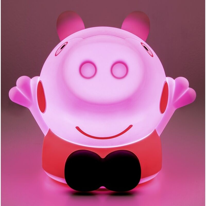 Lampara de silicona 3d paladone peppa pig