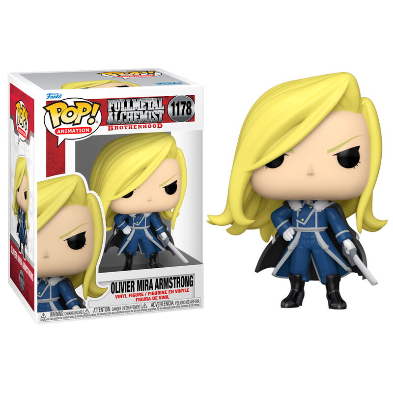 Funko pop animacion fullmetal alchemist brotherhood olivier mira armstrong Frikytopia