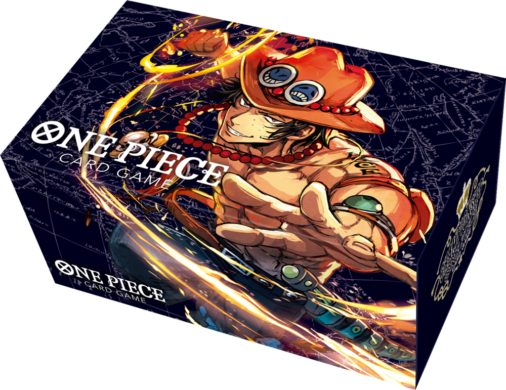 Tapete y caja de almacenamiento one piece portgas d ace