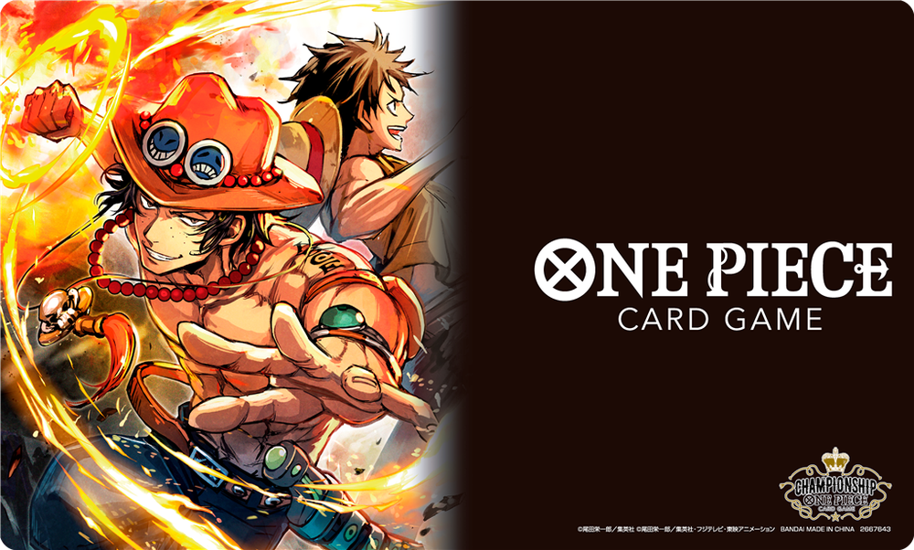 Tapete y caja de almacenamiento one piece portgas d ace