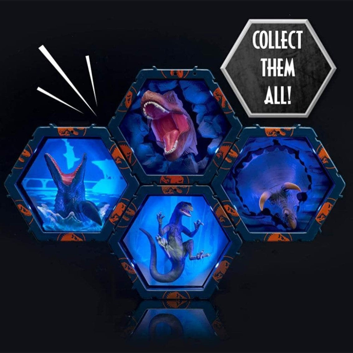 Figura wow pod jurassic world dominion blue