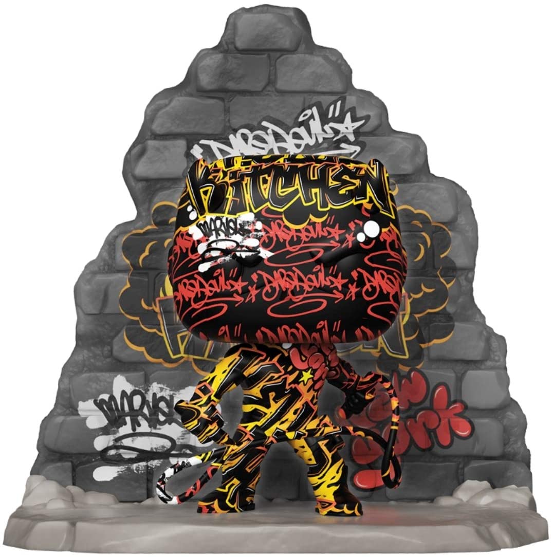 Funko pop deluxe marvel daredevil efecto graffiti deco exclusivo